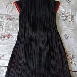 Black Red Kurti