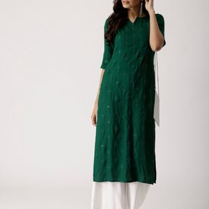 Libas Green Kurta