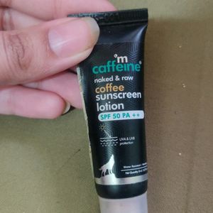 M Caffeine Naked And Raw Coffee Sunscreen Lotion