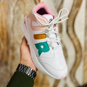 Girls Sneakers In Multicolour