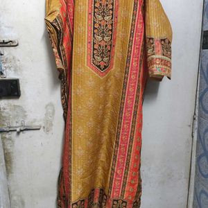 Mustard Kurta Set With Dupatta - Never Used