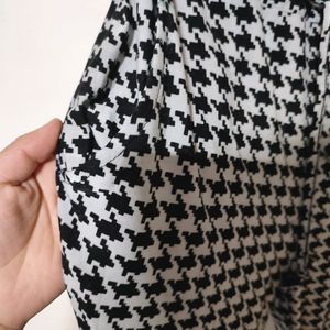 Houndstooth Tube Jumpsuit