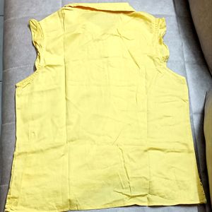 Pure Cotton Yellow Top