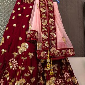 Heavy Hand Work Bridal Lehenga