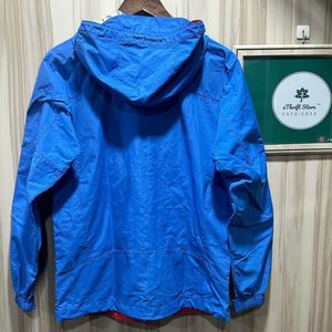 New Balance Blue Hooded Windcheater