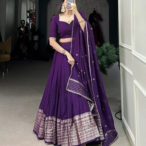 Pure Chanderi Lehenga