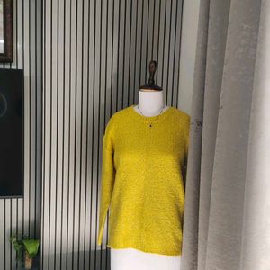 Imported Lemon Yellow Pullover