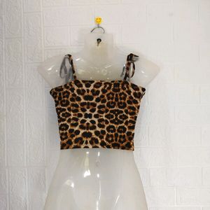 TIGER PRINT SHEIN BRALETTE TOP