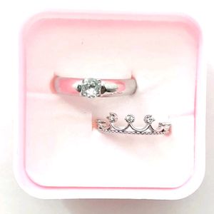 Couple Ring For Girls/Boys, Gift Sterling Silver.