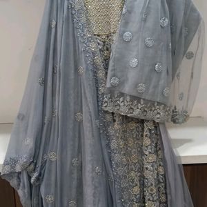 Gown With Dupatta N Bottom