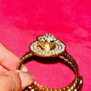 Diamond Broach Bracelet