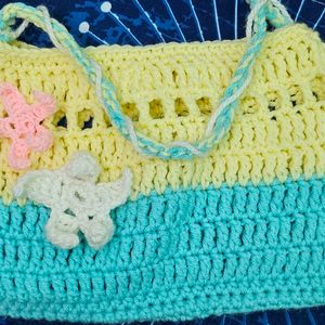 Crochet Handbag 🦭☘️