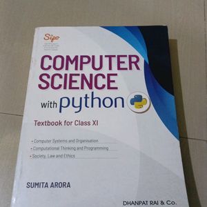 Class 11 Computer Science With Python