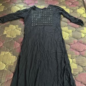 Trends Black Kurti