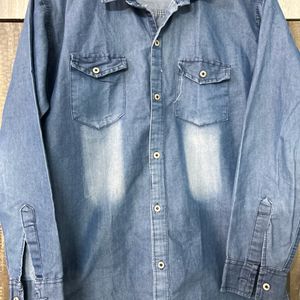 Denim Full Sleeve Shirt Free Delivery