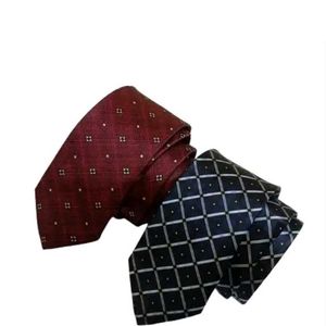 Men Printed Maroon Satin Tie