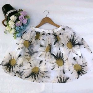 Floral Mini Skirt