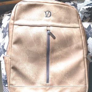 Faux Leather Back Pack Unisex