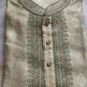 Elegant Pista Green Kurta For Men