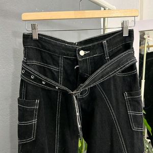 High waisted funky denims