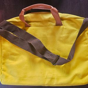 Price Drop..Yellow Trendy Laptop Bag