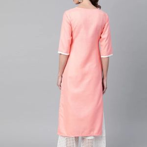 Libas Straight Fit-Cotton Kurti For Women