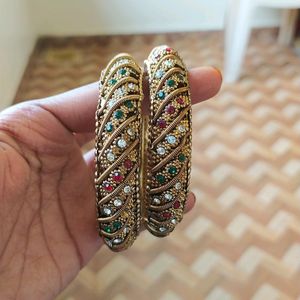 Diamond Studded Kada (Bangles)