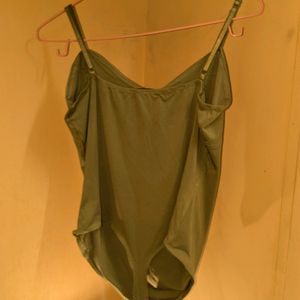 Revamped green bodysuit