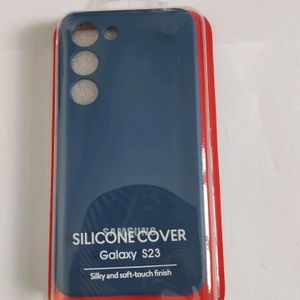 Samsung Galaxy S23 Silicone Case Back Cover Blue