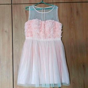 PARTY PEACH MINI DRESS