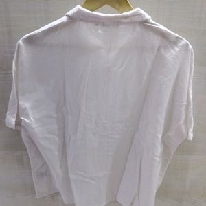 White Cutwork Shirt