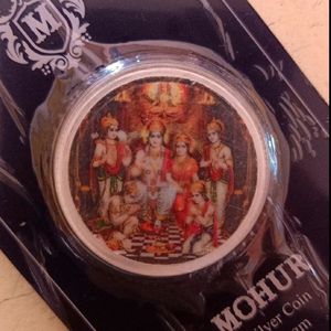 Pure Silver Coin Shri Ram Darbar