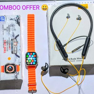 🔥 COMBO OFFER 🔥( Ultra Watch ➕ Realme Nackband)