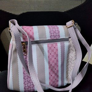 Mini Stripped Sling Bag