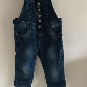 SHOW OFF overalls ( Dark Blue Wash, Baggy Fit)