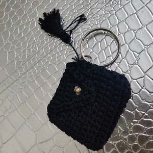 #handmade #crochet #keyring #withcoinpouch