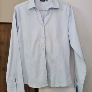 Allen Solly Women's Sky Blue Shirt