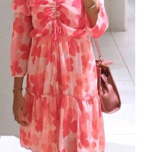 Pink Midi Dress