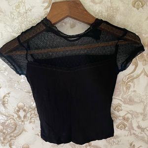 Black Crop Top