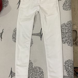 Cream High Waist Jeans