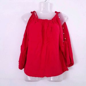 Red Casual Top (Women)