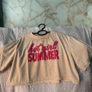 Crop Summer T Shirt