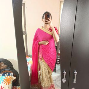 Beautiful Pink Saree💕