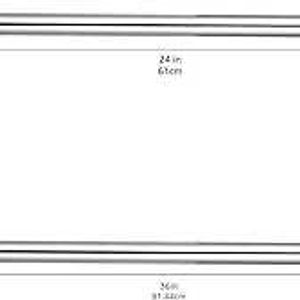 Adjustable -Length Curtain Tension Rod - 24-36