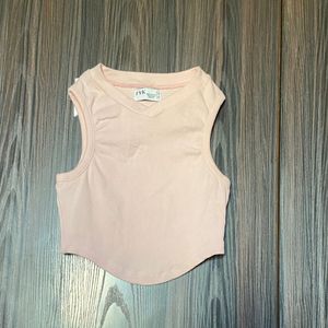 Light Pink Crop Top