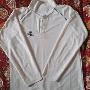 It's a White Cricket Full Sleeve T-shirt.