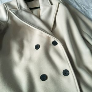 Beige Overcoat