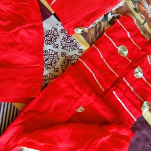 Karva Chauth Special Red Colour Suit