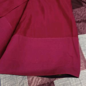 Magenta Color Silk Blend Saree