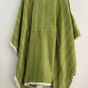 Green Color Tailored Kaftan